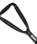Handle of Foldable Survival Shovel With Wood Saw Edge 18.25 Inch E Tool Tactical Shovel Carry Case Built For Camping Hunting
