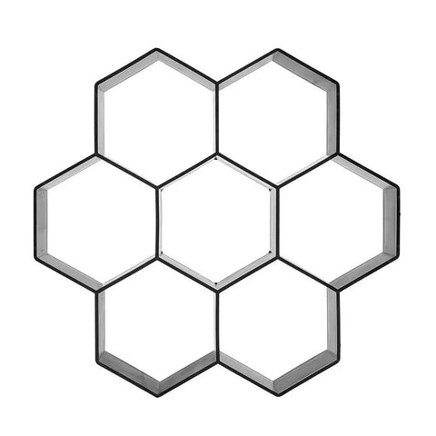 Durable Concrete Molds For Walkways And Patios Reusable Paver Molds For DIY Garden Paths Hexagonal Stepping Stone Molds