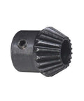 One Point Zero Module Tapered Bevel Gear Set 20 To 40 Teeth 10mm Bore 90 Degree Pinion Gear 1 To 2 Ratio 45 Steel With High Frequency Blackened Finish For Top Notch Heavy Duty DIY Gear Drives