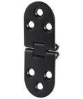 100 Percent New Flap Hinge Black Zinc Alloy Flip Hinge For Cabinets And More Versatile Hardware Accessory close-up view
