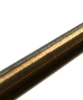 Close-up of 20 Inch Roll Head Pry Bar Heavy Duty Prying Tool Made From Chrome Vanadium Steel Forged Construction tip.