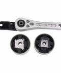 Heavy Duty And Built Tough Engine Motor Mounts Plus Transmission Mount Bracket For VW Beetle Jetta Passat 2.5L 2006 to 2014, showing components.