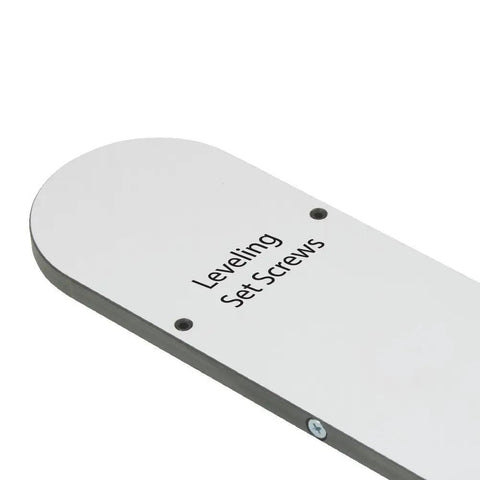 Zero Clearance Table Saw Insert For Jet Grizzly Powermatic 64 Fits Multiple Models Built Tough Phenolic Laminate With Bonded Melamine Surface Precise Fit For Safer Cleaner Cuts And Reduced Tearout with leveling set screws detail