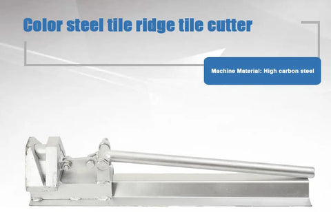 Manual Ridge Tile And Roof Panel Cutter For Metal Roofing Color Tiles Edge Cutter in high carbon steel material