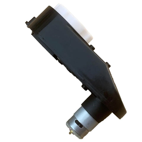 Two Pack 12V RS390 16000RPM Gearbox With DC Motor For Ride On Toys Replacement Parts, black and silver motor side view