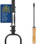 Manual Lawn Aerator With 4 Core Plugs And Hollow Tine Design For Compact Soils Heavy Duty Core Aerator Tool With 36 Inch Handle