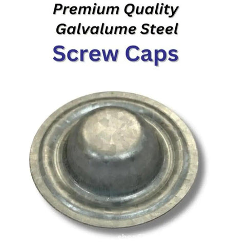 Premium Galvalume Roof Screw Caps To Cover Exposed Hardware Without A Sweat And Deliver A Knockout Waterproof Shield For Outdoor Shingles Patios And Fix Ups, round steel cap.