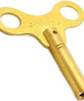 Brass Clock Winding Key Size 5 With 3.5 Millimeter Hole Single End Mainspring Winder For Chime Clocks Durable DIY Tool