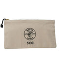 Durable Canvas Tool Pouch With Brass Zipper Closure No 10 Canvas Bag 12.5 Inch By 7 Inch By 0.7 Inch Handy Gear Holder