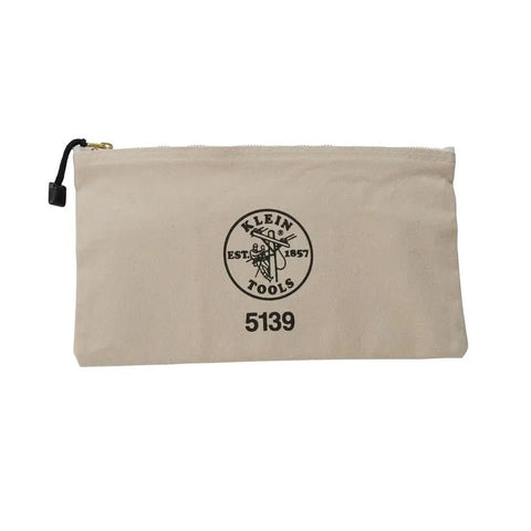 Durable Canvas Tool Pouch With Brass Zipper Closure No 10 Canvas Bag 12.5 Inch By 7 Inch By 0.7 Inch Handy Gear Holder