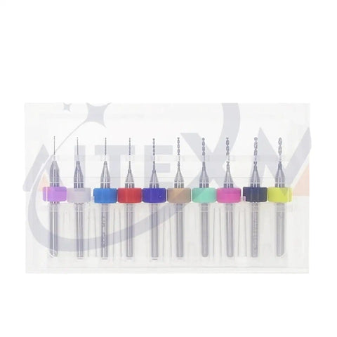 0.3 To 1.2mm Alloy Micro Drill Bit For PCB Mini Drill Bit Steel Carbide For Printed Circuit Board in assorted colors packaging