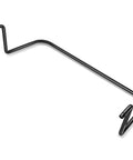 Heavy Duty 19 Inch Mattress Retainer Bar Compatible With Tempur Pedic Ergo Adjustable Base Keep Bar Anti Slide Frame Accessory straight black steel construction.