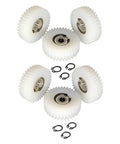 Planetary Gear Set For Electric Bicycle With 36 Tooth Nylon Gears 608 Bearing Stainless Silent Drive Assembly For Bafang Hub Motor Repair Kit Skew