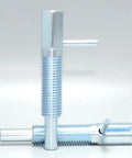 Heavy Duty Retractable Indexing Plunger Pin M10 Stainless Steel Spring Loaded Safety Latch, two units showing different angles.