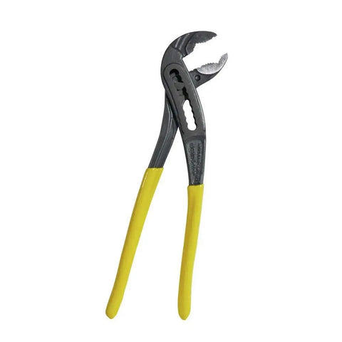 Classic Klaw Pump Pliers 10 Inch With Narrow Jaw For Tight Spaces Extra Hardened Teeth For A Solid Grip Extended Comfortable Handles High Torque Pliers In Bright Yellow