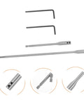 Heavy Duty Hex Shank Drill Bit Extension Set With Wrench Tools For Fast Swapping And Rock Solid Precision Drilling On Tough Metal Projects, metal extensions