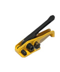 Heavy Duty Manual Pet Strapping Machine Kit With Tensioner And Sealer For 16Mm Bands, yellow tensioner tool for polyester strapping.