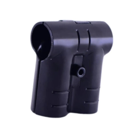 Two-Piece Round Pipe Clamp Connector Kit For Handrails And Structural Fittings, durable metal oval tube clamp, black finish