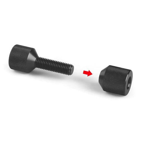 Solid Aluminum 6-Pc 1-1/8 Inch Flange Alignment Pin Kit With Two Holes For Precision Positioning And Secure Mechanical Assembly Installation That Really Gets The Job Done, showcasing alignment pin with knurled grip.