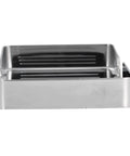 Self Draining Stainless Steel Wall Mounted Soap Dish With Rustproof 304 Construction Hollow Base Drains Water Fast Easy Install Tool Kit Included For Shower Rooms Bathrooms Hotels Homestays, front view