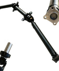 Heavy Duty Rear Driveshaft Support Bushing Kit Bolt Right On Lexus Rx330 2004 Through 2006 Plus Rx350 showing black steel driveshaft.