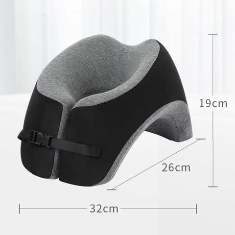 Memory Foam Travel Neck Pillow And Desk Wedge For Napping, Reading, And Office Comfort, Ultra Soft Cotton Cover dimensions 32x26x19cm