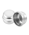 KickAss Heavy Duty Trailer Hub Dust Caps Two Point Zero Five Inch cold rolled steel covers for grease protection.