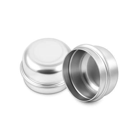 KickAss Heavy Duty Trailer Hub Dust Caps Two Point Zero Five Inch cold rolled steel covers for grease protection.