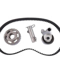 Professional Grade Timing Belt Kit 16V 3 Liter Diesel Engine Block 1KZ-TE AP01 Includes Pulleys And Tensioner Fits Toyota 4Runner Land Cruisers black belt and metal pulley set