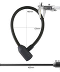 Bluetooth Biometric Cable Lock With App Unlock For Bike And Home Security Fingerprint Lock Waterproof 42cm Cable