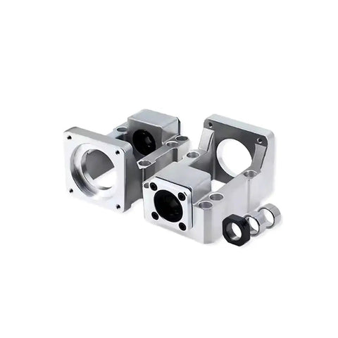 Straight Up Industrial Grade Cast Aluminum C7 Ball Screw Support Bearing Block Fits HM12 To HM15 Linear Guide Shafts For CNC Machines And Weekend Warriors Getting Real Work Done
