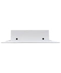 Side view of 26 By 6 Inch White Modern AC Vent Cover Decorative Air Vent Register Grille With Standard Linear Slot Diffuser For Ceiling Walls And Floors
