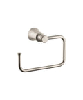 Joleena Towel Ring In Brushed Nickel 8.3 Inches Wide Wall Mount Bath Accessory With Sleek Classic Style And No Fuss Easy Install