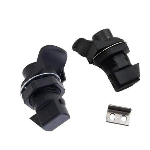 Push Button Latches With Smooth Locking Mechanism, Waterproof Cabinet Door Latch For Camping Trailers And RVs, Tough ABS Build