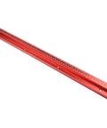 45 Type T Slot Miter Track For Router Tables And Saws, red aluminum alloy, 600mm length, no fuss quick clamp featherboard setup