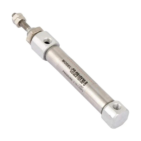 Stainless Steel Mini Air Cylinder Double Acting Pneumatic Actuator 30mm Stroke Built To Last For Industrial Automation And Air Compressors