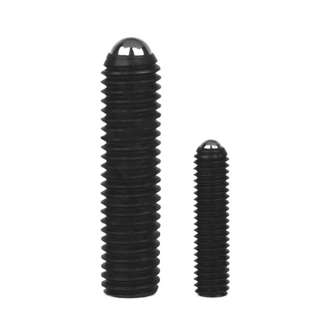 304 Stainless Steel Spring Ball Plunger Set Screw Hex Socket Grub Point Fastener Bolt M3 To M24 Range Zero Slop Lockjaw Design Dead Tight Corrosion Resistant Hardware For Tools And Machines 5PCS, two sizes shown