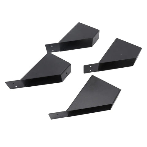 45 Degree Galvanized Metal Brackets Kit With Drainage Holes For Reinforcing Pergolas Gazebos Tree Houses And Patios Built To Last Heavy Duty Corner Brackets For Outdoor Wood Structures