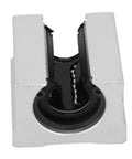 Heavy Duty Aluminum Alloy Sbr16UU Linear Bearing And Rail Kit Featuring Dustproof Bushings, close-up view of linear bearing.