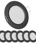 Ultra Slim 12V Led Ceiling Puck Light With Sweet Dimming Controls For Rv Camper Van Trailers in a pack of six, compact design.