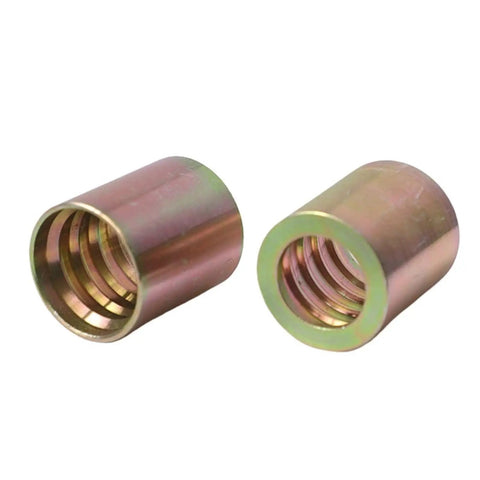 Hydraulic Ferrule Joint High Pressure Tubing Sleeve Shell Fits 6mm 32mm 1 2 3 4 Layer Build Locks Tight Under Stress Keeps Rig Running Smooth Without Leaks Saves Cash On Repairs Getting Work Done Fast Badass Kit Holding Everything Together For Any Setup, two metal ferrule sleeves