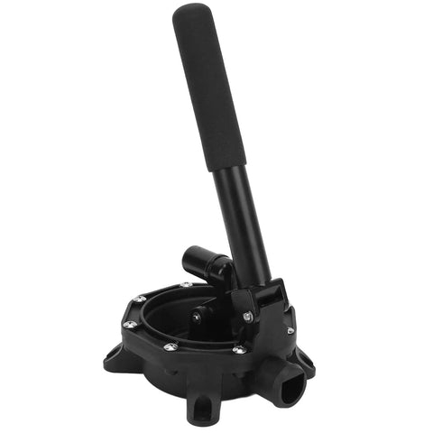 Fawfose Manual Diaphragm Bilge Pump 720GPH Self Priming Aluminum Alloy Compact High Flow Water Removal For Boats And Marine Craft Reliable Heavy Duty Performance Efficient Wastewater Extraction Tool