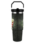Cool Dope Welder Gift For Him 30oz Insulated Travel Mug with graphic design, stainless steel and leakproof lid.