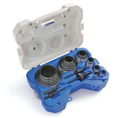 Lenox 26-piece bi-metal hole saw kit in blue case