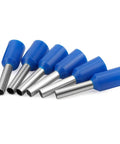 1000 Pieces Copper Wire Ferrules Crimp Connectors 14 AWG 2.5mm2 Insulated Terminal Pins Blue Pro Grade For Electrical