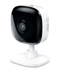 1080p Indoor Wired Security Cam For Home Surveillance, Real Time Motion And Sound Alerts, Baby Monitor And Pet Cam, Night Vision Up To 30 Feet, Two Way Audio, Local Storage Or Optional Cloud, EC60 on white stand