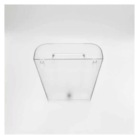 Top view of clear Water Tank And Cover Kit For Capsule Coffee Makers Large Capacity Reservoir Lightweight One Hand Refill Quick Connect Inlet Compatible With Nestle And Nespresso Machines EN500 F111 Portable Accessory.
