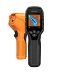Thermal Imaging Camera With AI Scene Detection And Thermometer Mode For Home And Electrical Inspections, Detect Water Leaks, Insulation Gaps, Floor Heating Faults, Moisture And Solar Panel Issues, No-Fuss Setup Required, handheld black and orange