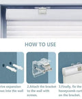 How to use Four Pack Window Shade Mounting Brackets Clips For 1 Inch Pleated Honeycomb Cordless Blinds Headrail Holder