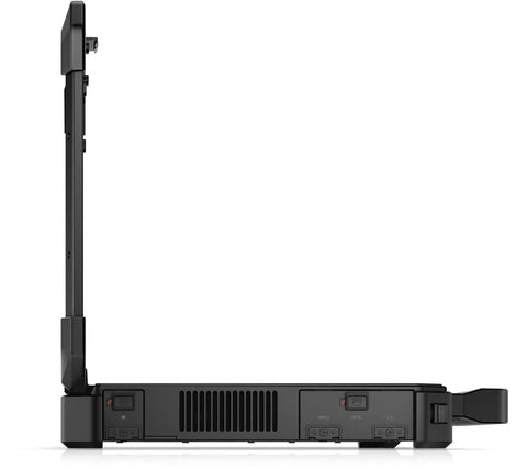 Latitude Rugged Extreme 7424 Laptop With A Bright 14 Inch Fhd Touchscreen powered by Intel Core I5 8350U side view showing ports.